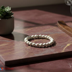 Copper Howlite Bracelet 8mm