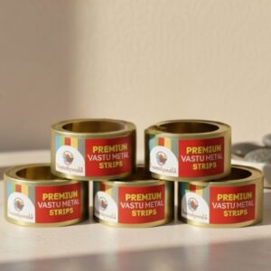 Remedywala Energized Vastu Brass Strip (Pack of 5)