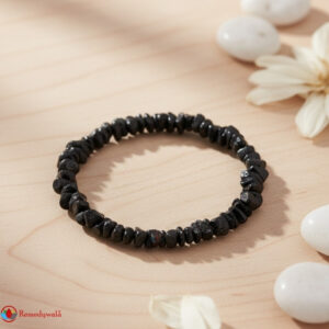 Black Agate Chips Bracelet