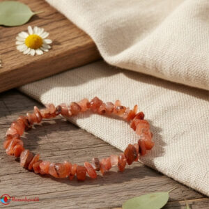 Red Aventurine Chips Bracelet