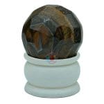 Tiger Eye Sphere Ball Diamond Cut For Reiki Healing, Meditation.