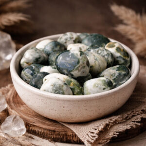 Moss Agate Tumble Stone