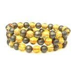 Golden Pyrite Citrine Gemstone Bracelet