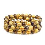 Citrine Tiger Eye Combination Bracelet