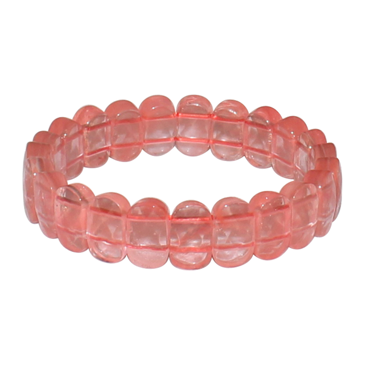 Strawberry Quartz Bracelet  Rainbow Mine