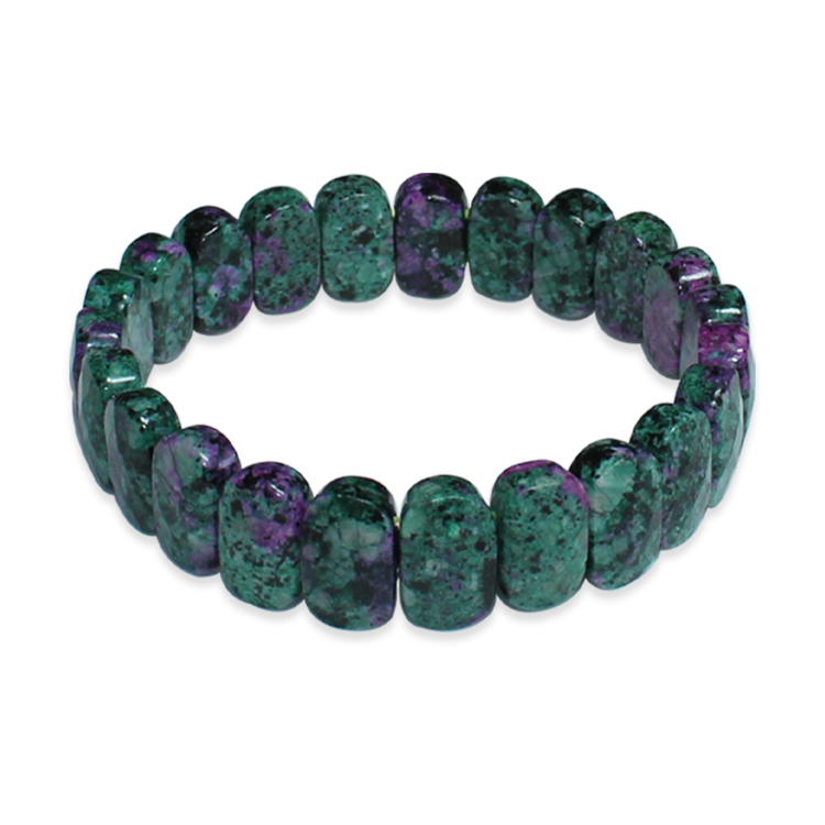 Ruby Zoisite Stone Bracelet  Shiv Kripa Rudraksh Kendra