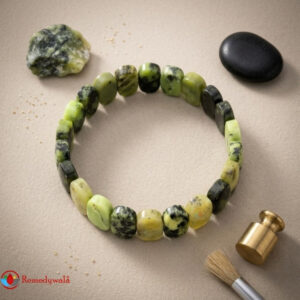 Chrysoprase Bracelet (Diamond Cut Tumble)