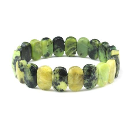 Chrysoprase Bracelet (Diamond Cut Tumble)