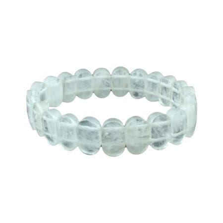 Clear Quartz Bracelet (Diamond Cut Tumble)