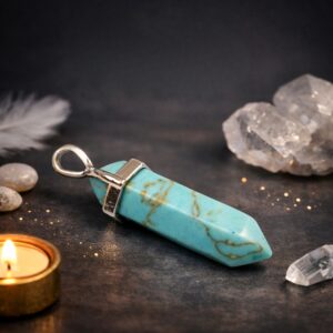 Turquoise Pencil Pendant – Remedywala
