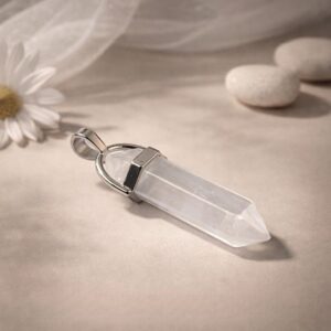 Clear Quartz Pencil Pendant – Remedywala
