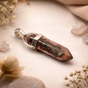 Rhodonite Pencil Pendant – Remedywala