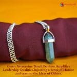 Green Aventurine Pencil Pendant