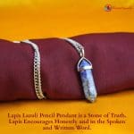 Lapis Lazuli Pencil Pendant
