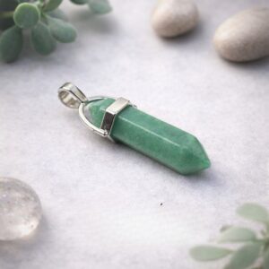 Green Aventurine Pencil Pendant – Remedywala