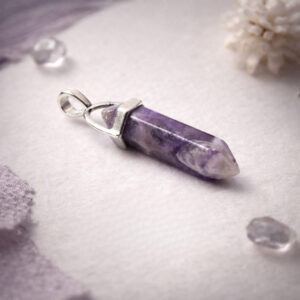 Amethyst Pencil Pendant - Remedywala