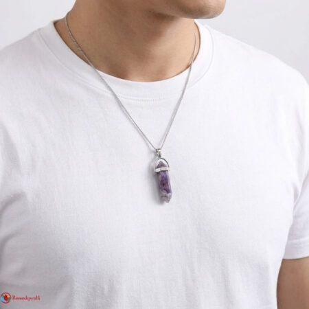 Amethyst Pencil Pendant – Remedywala