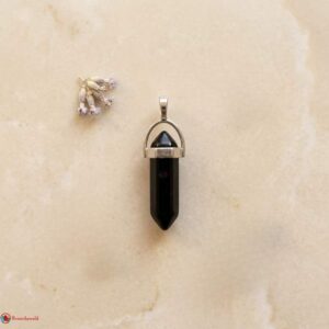 Black Obsidian Pencil Pendant - Remedywala