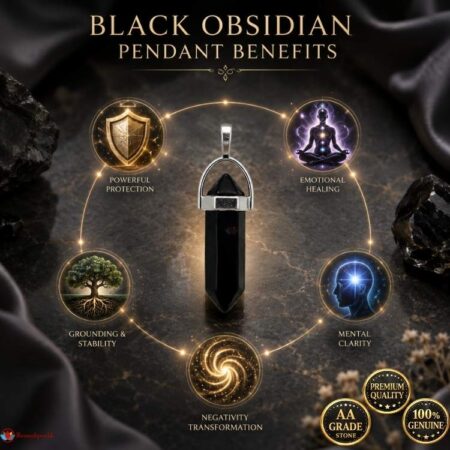 Black Obsidian Pencil Pendant – Remedywala
