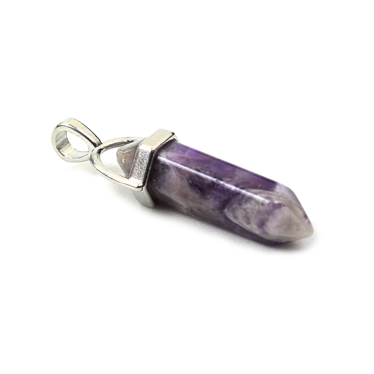 Amethyst shop pencil pendant