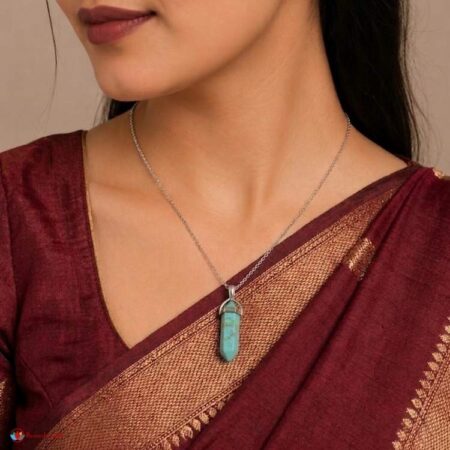 Turquoise Pencil Pendant – Remedywala