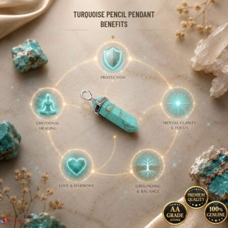 Turquoise Pencil Pendant – Remedywala