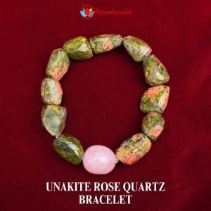Rose Quartz Unakite Bracelet
