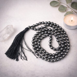Hematite Mala With Certificate 6mm Beads Japa Mala