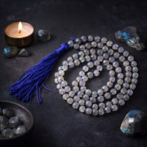 Labradorite Mala With Certificate 6mm Beads Japa Mala
