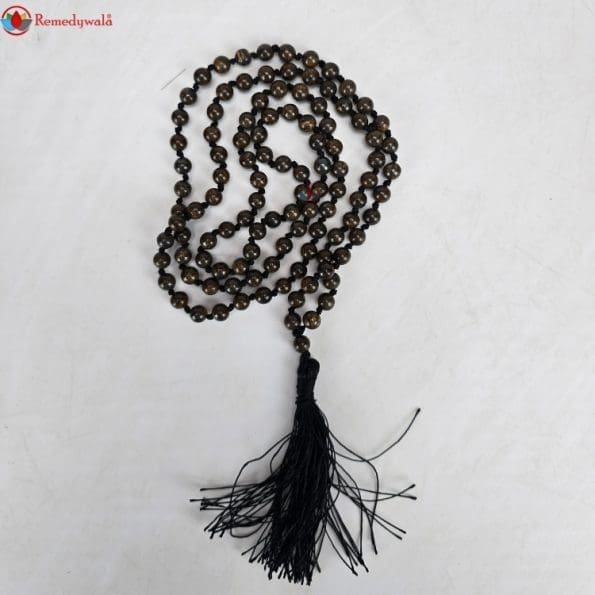 Bronzite Mala With Certificate 6mm Beads Japa Mala