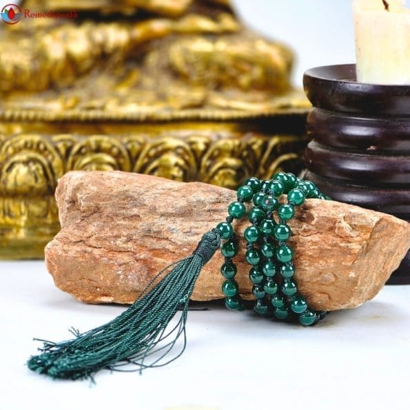 Green Jade Mala