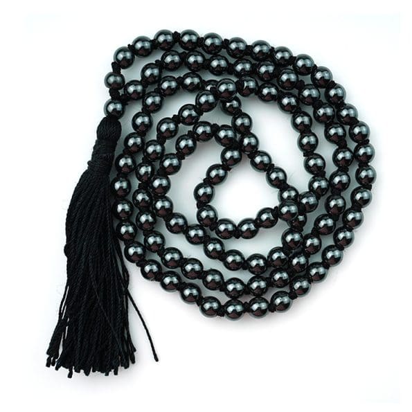 Magnetite Mala With Certificate 6mm Beads Jap Mala