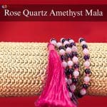 Rose Quartz & Amethyst Combination Crystal Mala With Certificate – Remedywala