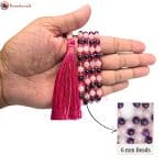 Rose Quartz & Amethyst Combination Crystal Mala With Certificate – Remedywala