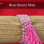 Rose Quartz Crystal Mala With Certificate – Remedywala