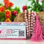 Rose Quartz Crystal Mala With Certificate – Remedywala