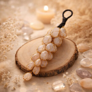 Rose Quartz Stone Grapes