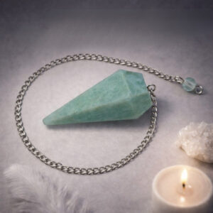 Amazonite Crystal Dowsing Pendulum