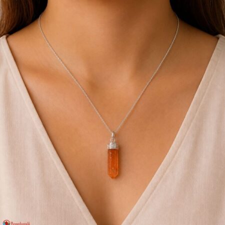 Red Aventurine Pencil Pendant