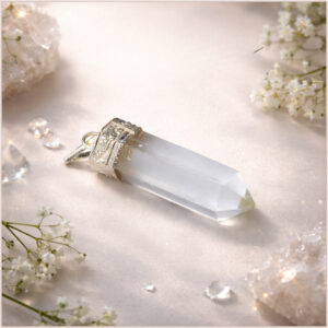 Clear Quartz Pencil Pendant