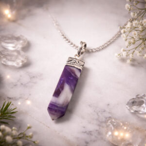 Amethyst Pencil Pendant