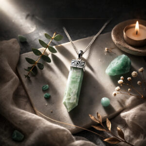 Amazonite Pencil Pendant