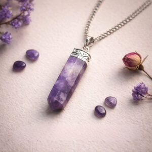 Lepidolite Pencil Pendant