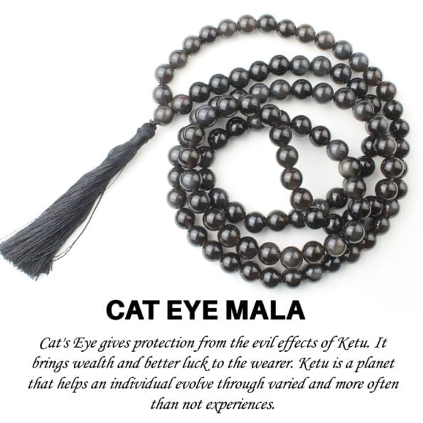 Cat eye mala 10mm