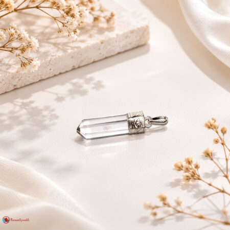 Clear Quartz Pencil Pendant