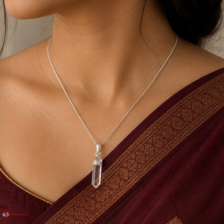 Clear Quartz Pencil Pendant