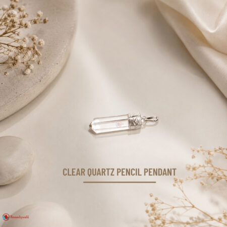 Clear Quartz Pencil Pendant