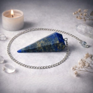 Lapis Lazuli Crystal Dowsing Pendulum