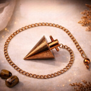Bronze Round Cone Metal Pendulm