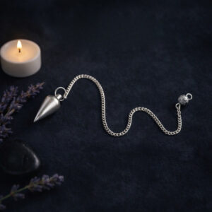 Silver Pointed Small dowsing Pendulum